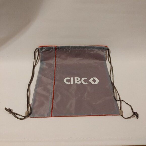 CIBC Canadian Imperial Bank of Commerce Drawstring Bag Backpack BNWOT - Picture 1 of 5